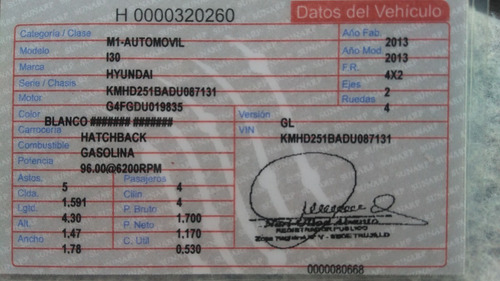 Hyundai I30 Año 2013