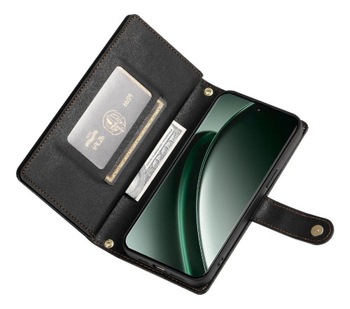 Funda Abatible For Realme Gt6 5g Con Ranuras For Tarjetas
