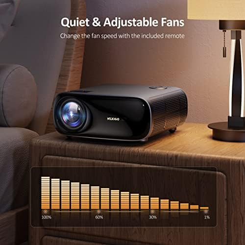 Proyector Nexigo Pj40 Con Wifi Y Bluetooth, 1080p Nativo, Co