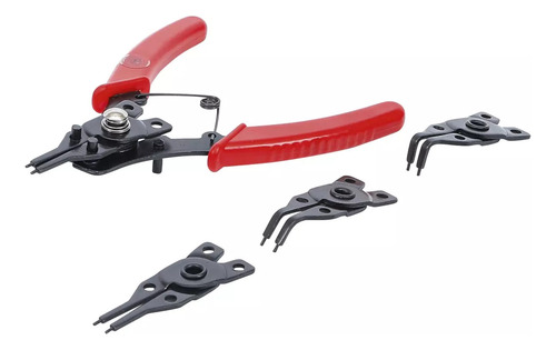 Pinza Para Seguros De Anillos Int / Ext + 4 Puntas Bgs Diy