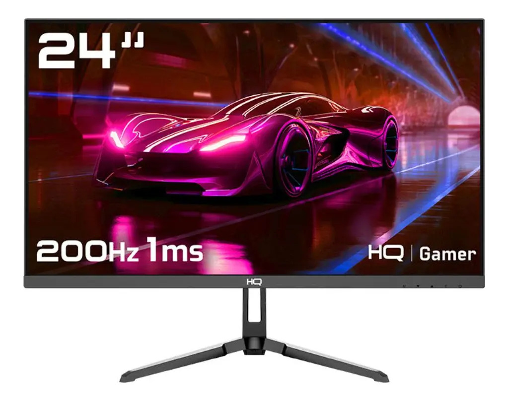 Monitor Gamer HQ Ultra De 24" Polegadas IPS 1ms 200Hz