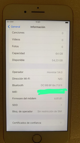 Iphone 8 Plus 64 Gb Oro. Libre De Fabrica Rosa