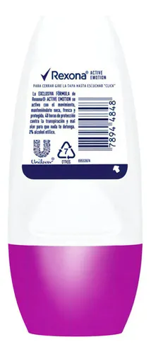Antitranspirante Rexona Active Emotion Roll On Fem 50ml