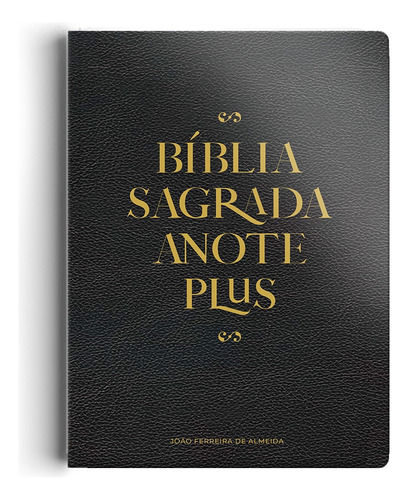 Bíblia anote plus RC - Capa semi luxo preta, de Almeida, João Ferreira de. Geo-Gráfica e Editora Ltda em português, 2020