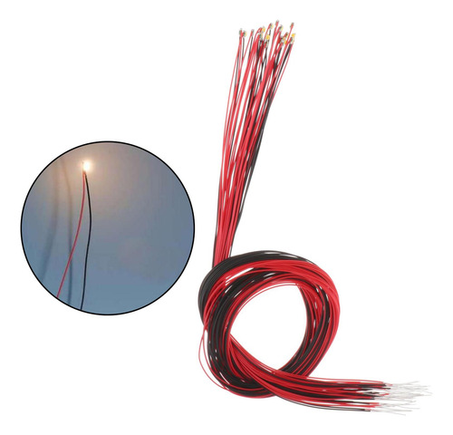 Paquete De 40 Farolas Led Smd 0805 Precableadas Para Farolas