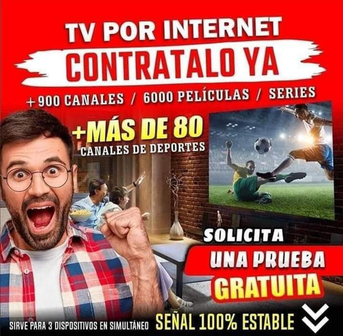 Imagen 2 de 5 de Tenemos El Servicio De Tv Por Internet