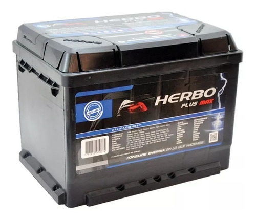 Bateria Auto Herbo Plus 12x65 Amp Gnc / Colocacion Gratis