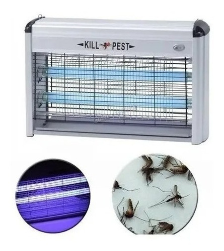 Imagen 5 de 9 de Mata Mosca Mosquito Insecto Electrico Pest 20 Watts