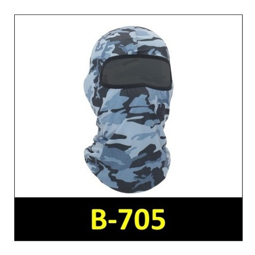 Balaclava Protección Completa Mascara Color Negro Camuflaje