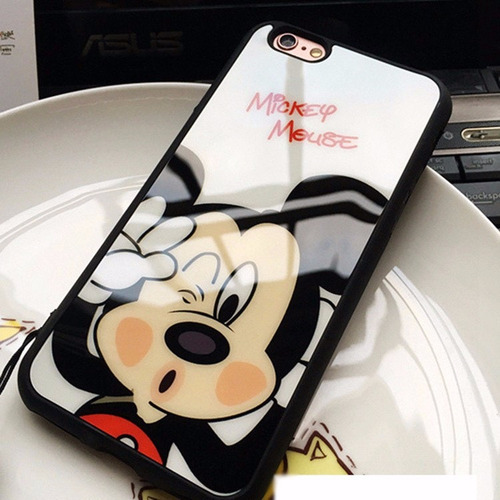 Imagen 1 de 2 de Funda Mickey Y Minnie Pareja Para iPhone
