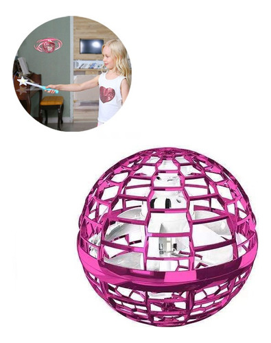 * Flynova Pro Flying Ball Juguete Rotación 360 Luz Led