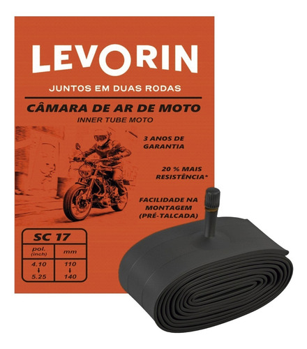 Câmara Ar Moto Bros 17 Enduro Sc Levorin