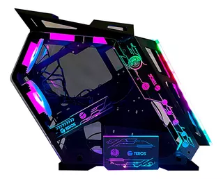 Case Gamer Teros Te1163n, Negro