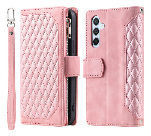 Funda De Piel Con Tapa Para Samsung Galaxy S25 Ultra S24 Plus S23 S22 A56 A36 A26 A55