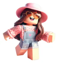 Comprar Kit Imprimible Clipart Png Papel Digital Roblox Nena Rosa