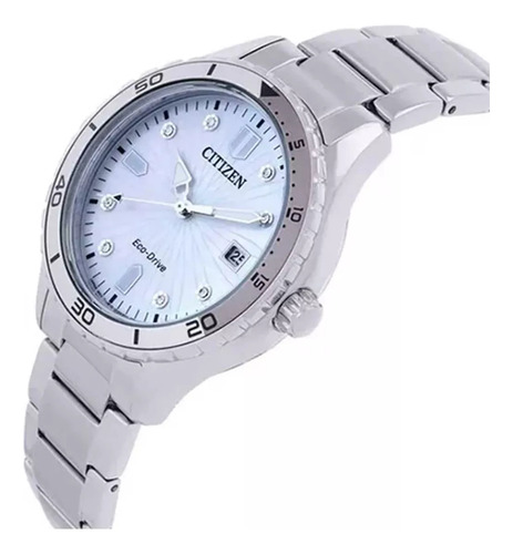 Citizen Weekender Sport Madre Perla Fe6170-88d ... Dcmstore Correa Plata Bisel Plata Fondo MadrePerla