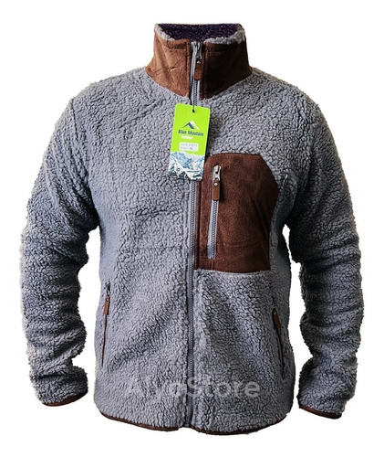 Chaqueta Poleron Lana De Cordero Para Hombre Con Chiporro Por Dentro