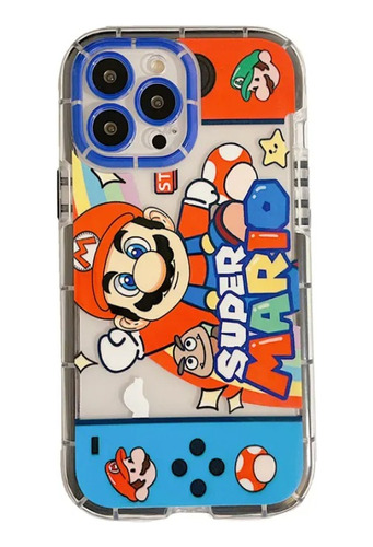 Carcasa Antigolpe Mario Bros Para iPhone