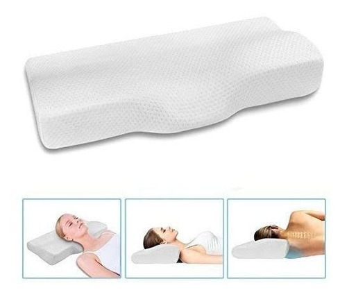 Almohada De Contorno Cervical De Espuma De Memoria  Alm...