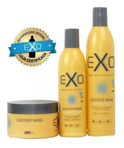 Exo Hair Kit De Manutenção Exoplastia Exotrat + Brinde