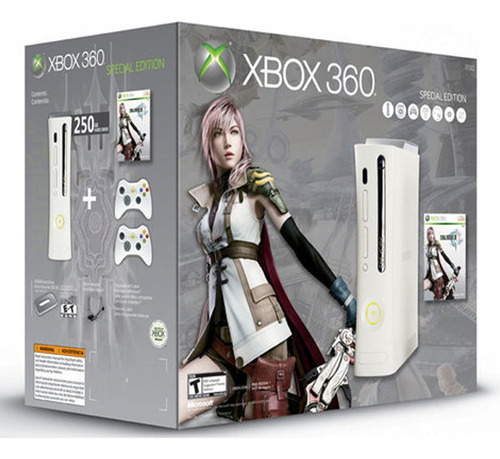 Xbox 360 Final Phantasy Xiii + Caixa + Itens