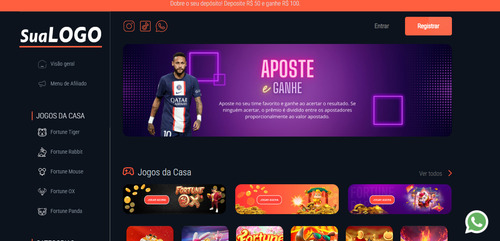 Script Cassino Com 12 Jogos - Não Precisa De Api