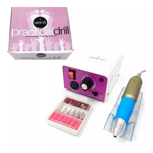 Meline Practical Drill Torno Profesional Manicuria Pedicuria