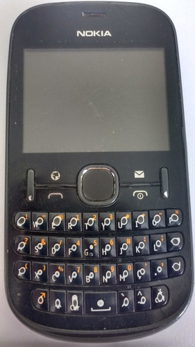 Celular Asha 201 Nokia Preto Desbloqueado+ Carregador Usado