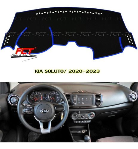 Cubre Tablero / Kia Soluto Lx / 2020 2021 2022 2023 Fct®