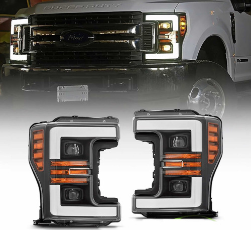 Par Faros Doble Led Ford F250 F350 Super Duty 2017 2018 2019