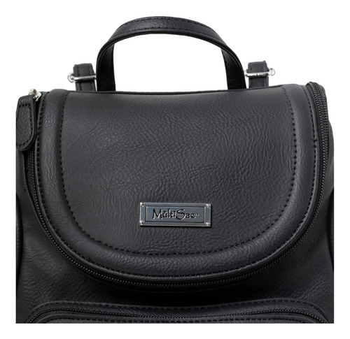 Mochila Multisac Major Hecha Con Cuero Vegano