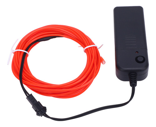 Luces El Wire, 2 Unidades, Rojas, 16,4 Pies/5 M, Se Pueden C