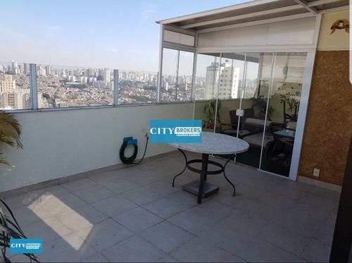 Imagem 3 de 15 de Cobertura Duplex Lindíssima Com Vista Incrível No Ipiranga De 130m² - Sp772