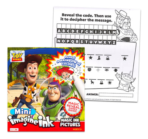 Disney Pixar Magic Ink Libro Para Colorear Super Set - 3 Lib