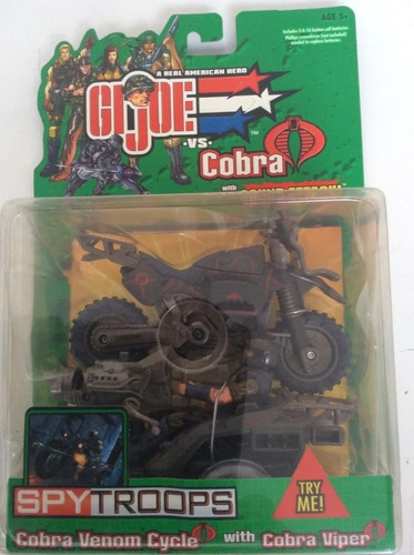 Gijoe Cobra Venom Cycle With Cobra Viper