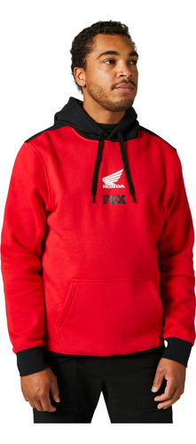 Buzo Honda Zip Fleece Fox Rojo #28998-122