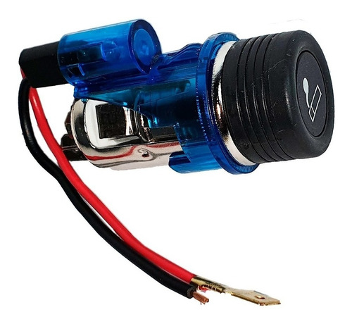 Acendedor De Cigarro Universal 12v Azul Fiat Doblo