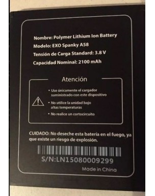 Bateria Exo  Spanky A58 Celular Garantia Lsdcomputacion
