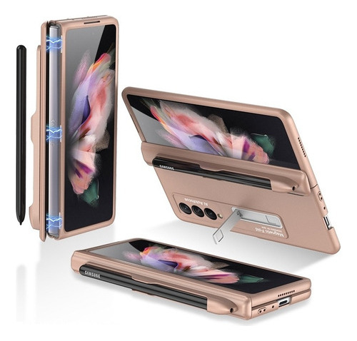 1 Funda Con Tapa For Samsung Galaxy Z Fold3 5g