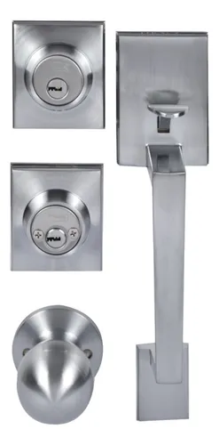 comprar Cerradura Chapa Gatillo Puerta Principal Cromo Phillips Color cromo mate