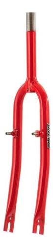 Garfo Aro 24 Ultra Bike Em Aço Carbono Cor Vermelho Ferrari