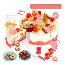 Comprar Torta Con Accesorios (la Vela Prende Luz) Juguete Para Niñas