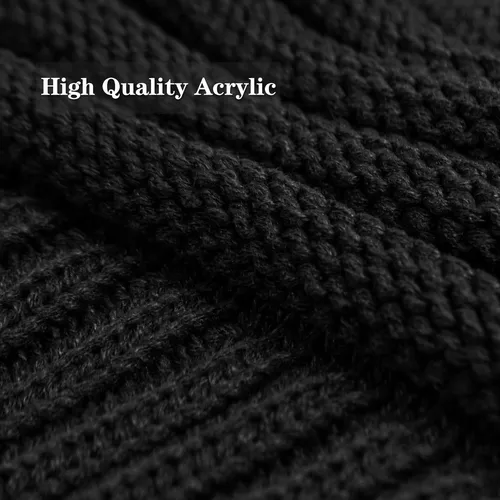 Gorro Estandar De Invierno Holgado Para Mujer.