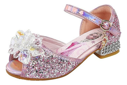 Sandalias De Princesa Elsa For Niña Con Punta Rocío Verano