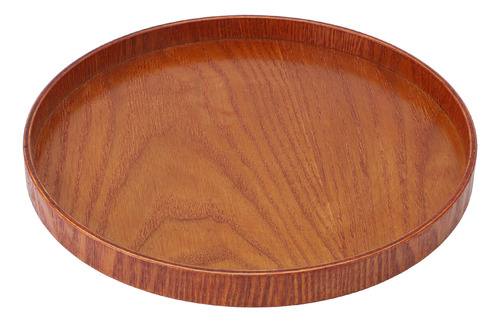 Bandeja Redonda De Madera Mdf Para Servir
