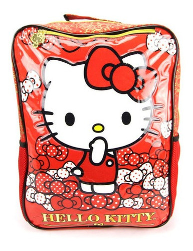 Imagem 1 de 5 de Mochila Xeryus Hello Kitty Infantil Costas 7852 Vermelho
