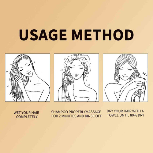 Shampoo De Extrato De Ginseng Para Anti-queda De Cabelo Sham