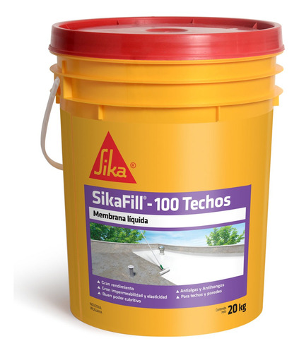 Membrana Liquida Sikafill-100 Techos 4l