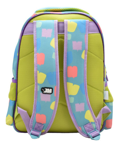 Mochila Disney Bia The Best Meme Estampado Tornasol Primaria 0380 Atm Color Amarillo/azul