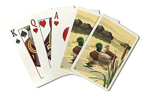 Patos Del Pato Silvestre (playing Card Deck - 52 Tamaño De T